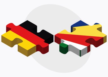 Almanya ve Seyşeller bayrakları