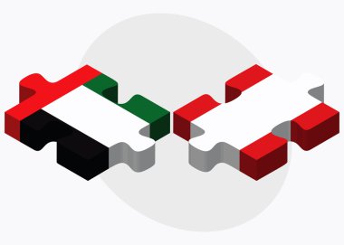 Birleşik Arap Emirlikleri ve Peru bayrakları