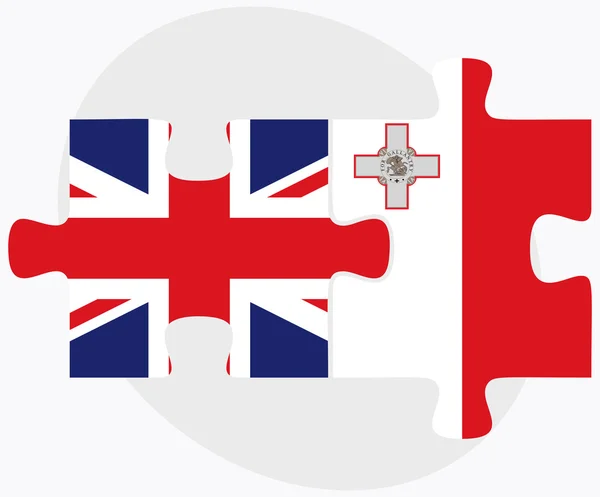Birleşik Krallık ve Malta — Stok Vektör