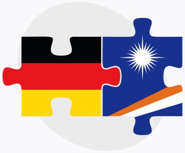 Almanya ve Marshall Adaları bayrakları