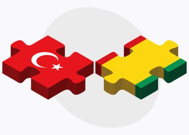 Türkiye ve Gine bayrakları bulmaca