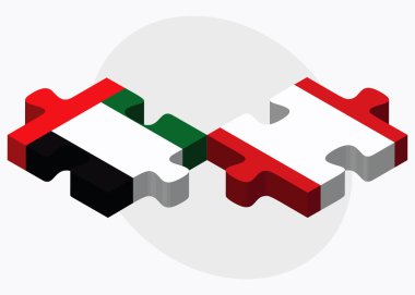 Birleşik Arap Emirlikleri ve Fransız Polinezyası bayrakları