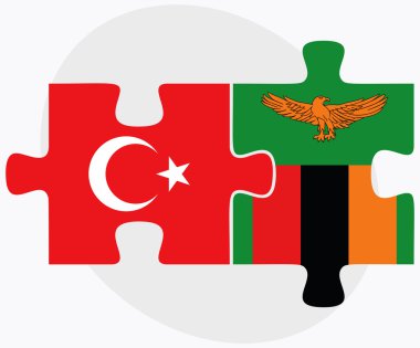 Türkiye ve Zambiya bayrakları