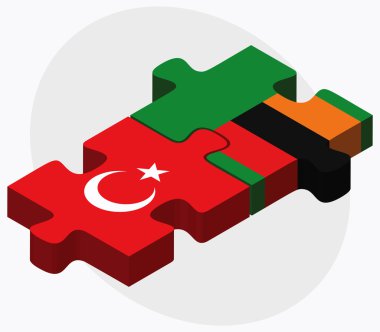 Türkiye ve Zambiya bayrakları