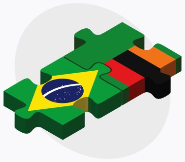 Brezilya ve Zambiya bayrakları bulmaca