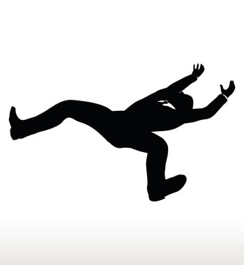 işadamı düşen silueti