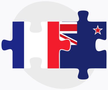 Fransa ve Yeni Zelanda bayrakları