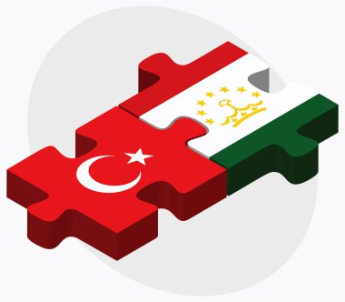 Türkiye ve Tacikistan bayrakları