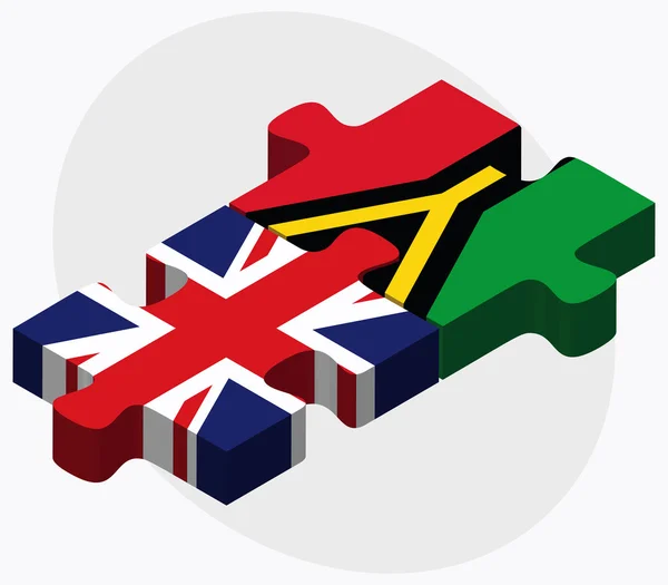 Velká Británie a Vanuatu příznaky — Stockový vektor