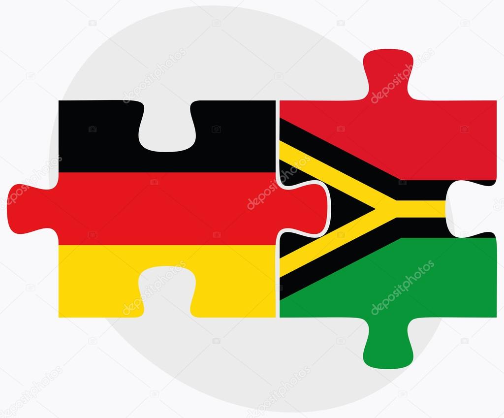 Germany and Vanuatu Flags