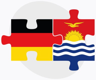 Almanya ve Kiribati bayrakları 