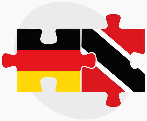 Niemcy i Trynidadu i Tobago — Wektor stockowy