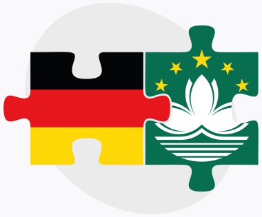 Almanya ve Macau bayrakları 