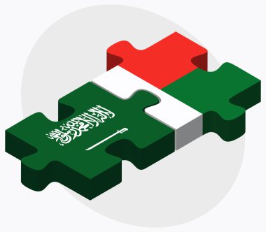 Suudi Arabistan ve Madagaskar bayrakları