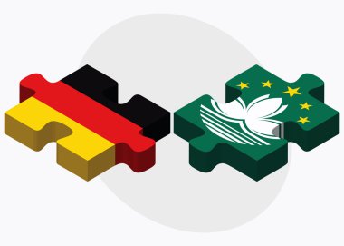 Almanya ve Macau bayrakları 