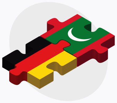 Almanya ve Maldivler bayrakları