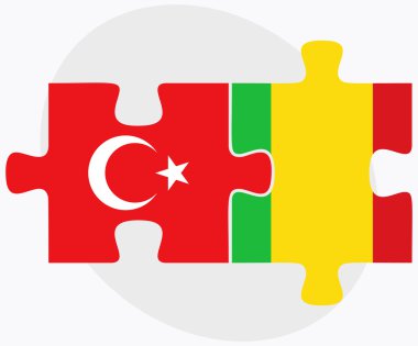 Türkiye ve Mali bayrakları