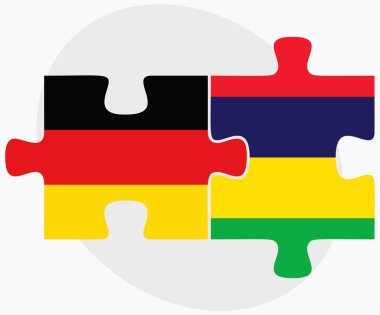 Almanya ve Mauritius bayrakları