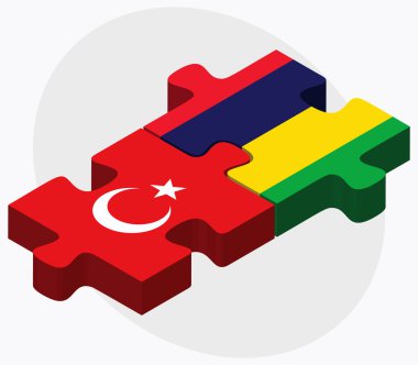 Türkiye ve Mauritius bayrakları