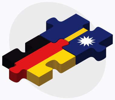 Almanya ve Nauru bayrakları