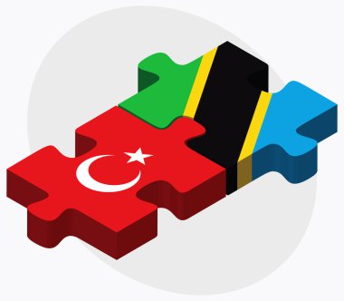 Türkiye ve Tanzanya bayrakları 