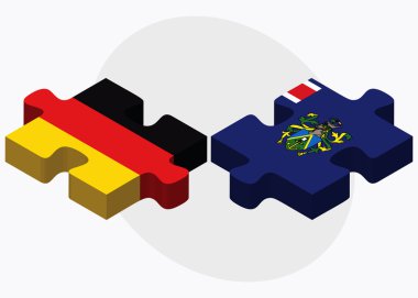 Almanya ve Pitcairn Adaları bayrakları 