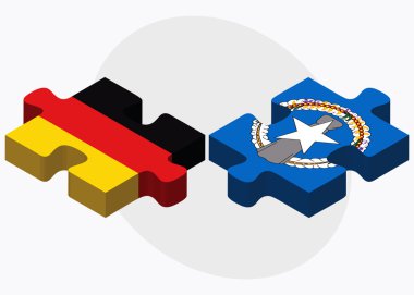 Almanya ve Kuzey Mariana Adaları bayrakları