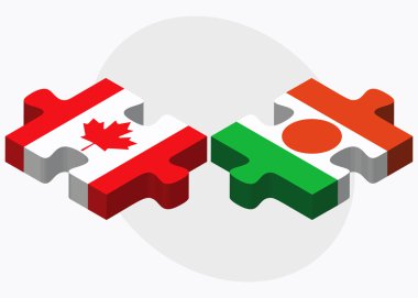 Kanada ve Nijer bayrakları