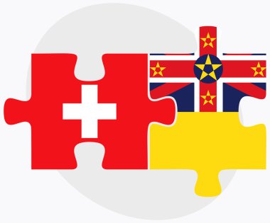 İsviçre ve Niue bayrakları 