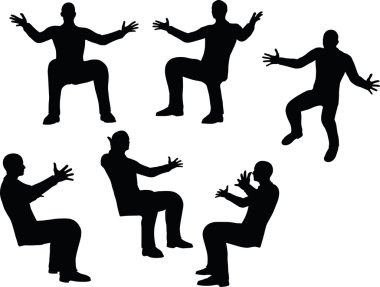 işadamı bilgisayar başında deli