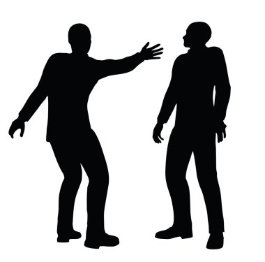 iş peopl siluet içinde