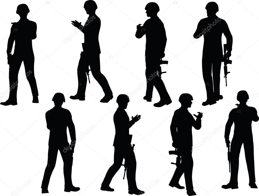 business peopl in silhouette