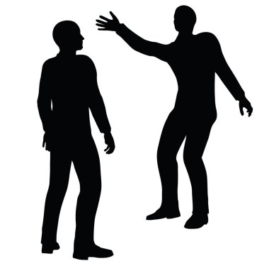 iş peopl siluet içinde