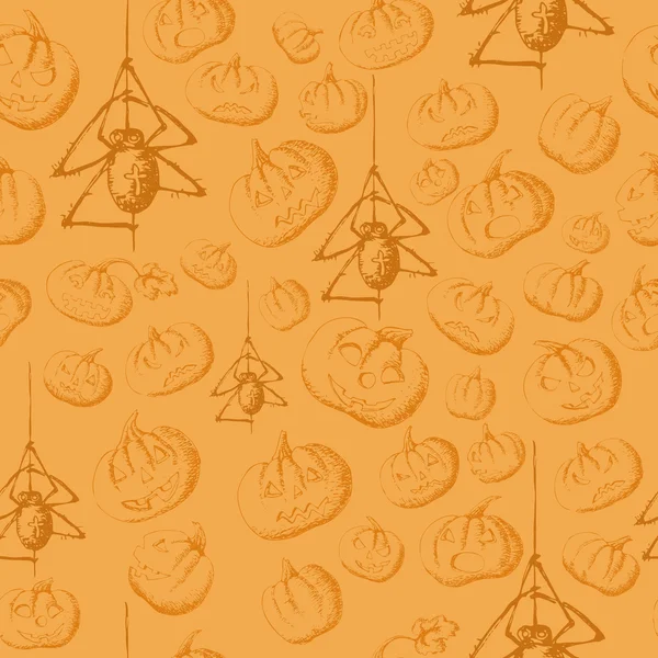 Halloween fond sans couture — Image vectorielle