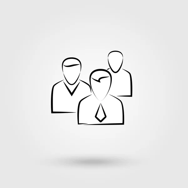 Group of people sign icon — Stock Vector