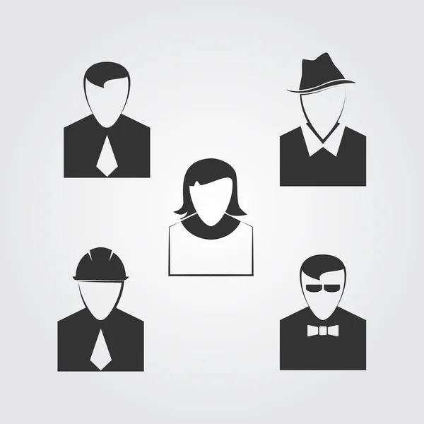 People icons — Stock Vector