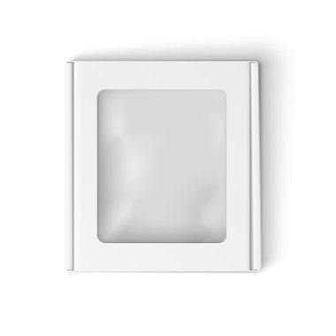 Vektör kübik kutusu şablonu.