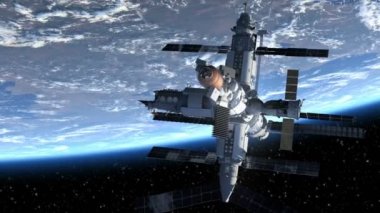 Uzay İstasyonu ve uzay mekiği yörüngeli