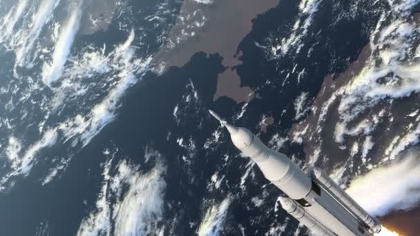 Le système de lancement spatial décolle