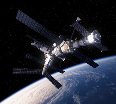 Uzay İstasyonu toprak üzerinde