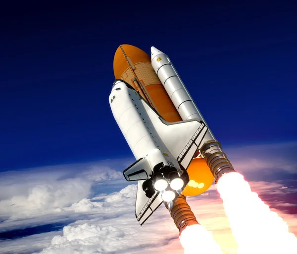 Űrrepülőgép elindítása — Stock Fotó