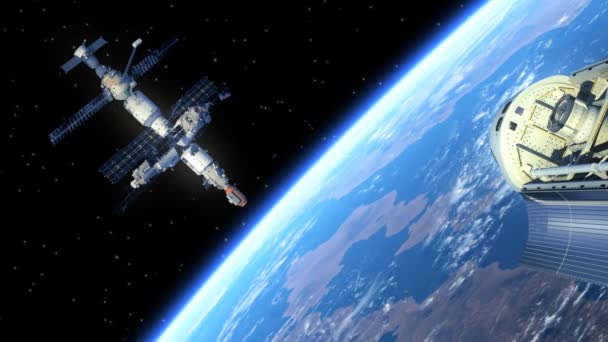 Station spatiale et navette spatiale 