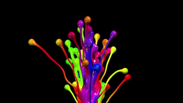 éclaboussures colorées 