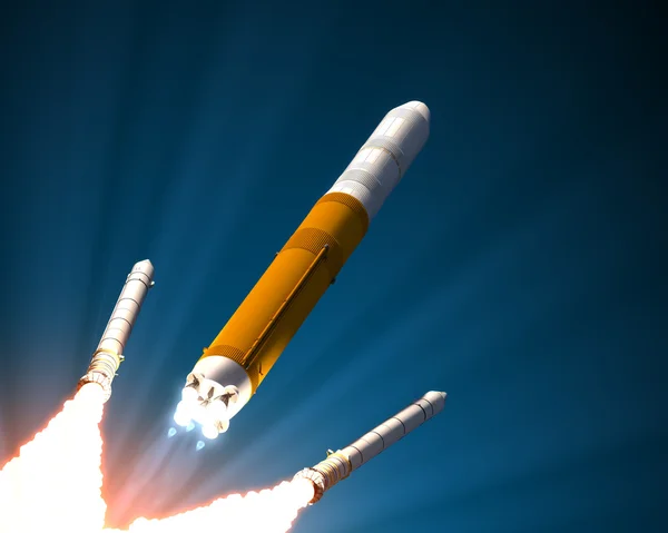 Solid Rocket Boosters Separation — Free Stock Photo