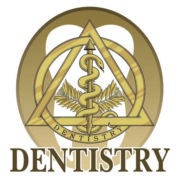 Dentistry Symbol Design — Stock Vector