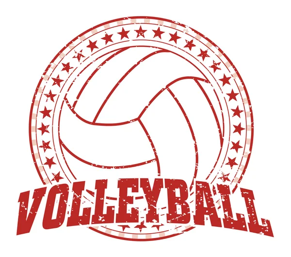 Volleyball Design - Jahrgang — Stockvektor