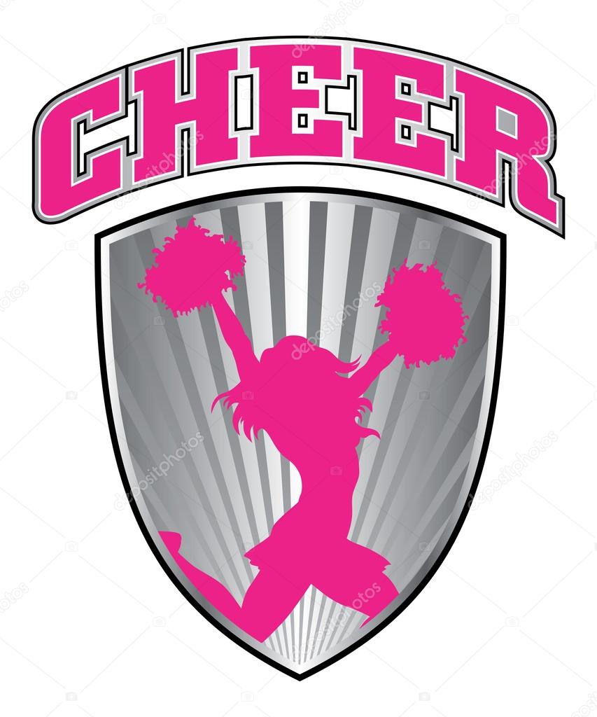 Cheer Design With Shield