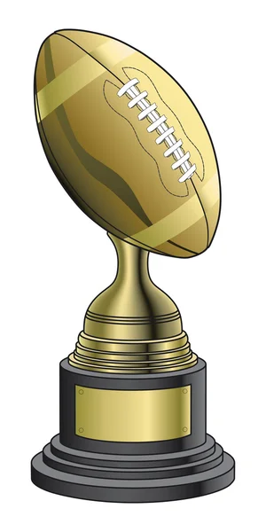 Football Trophy — Stock Vector