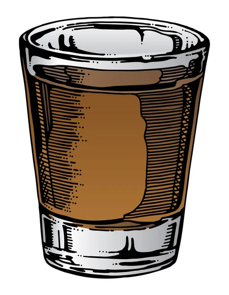 İçki kadehi elle çizilmiş