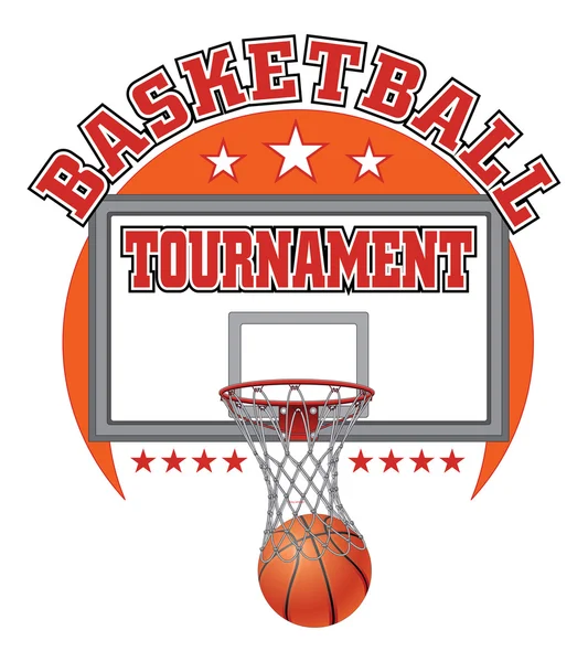 Basketball Tournament Design — Διανυσματικό Αρχείο